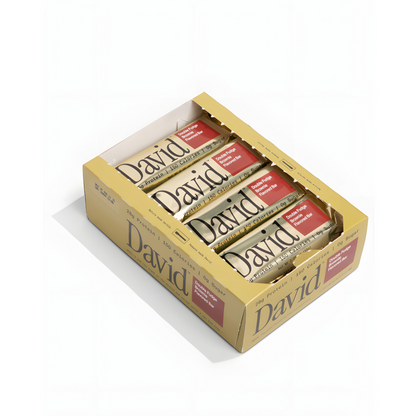 David Protein Bars – Pack of 12 Protein Bars, Sugar-Free, High Protein